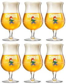 La Chouffe Beer glasses - 330 ml - 6 pieces
