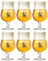 La Chouffe Beer glasses - 330 ml - 6 pieces