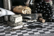 Laguiole Style de Vie Steak forks Luxury Line Black Ebony - 6 pieces