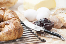 Laguiole Style de Vie Butter Knives Black - 4 pieces