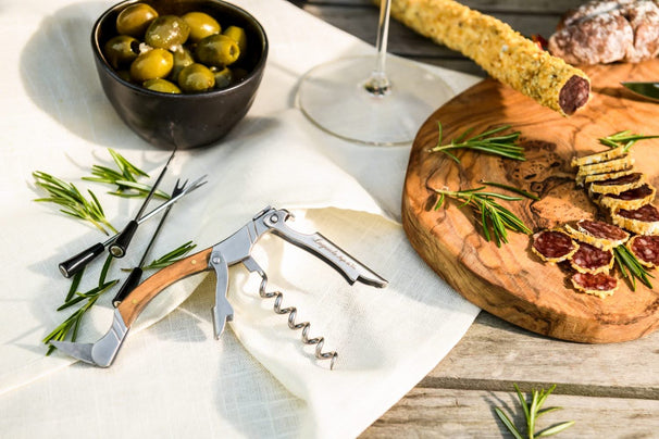 Laguiole Style De Vie Corkscrew - Olive wood
