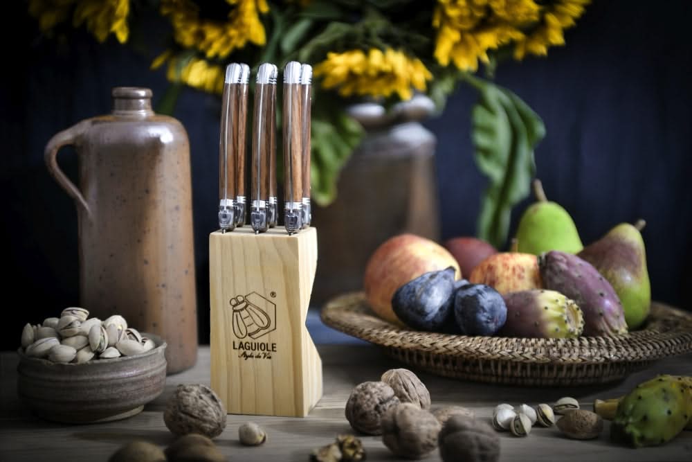 Laguiole Style de Vie Steak knives Premium Line Wood - 6 pieces
