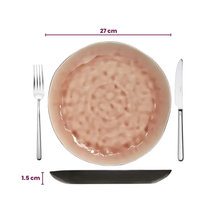 Cosy & Trendy Dinner Plates Laguna Old Rose ø 27 cm - 4 pieces