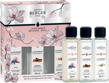 Maison Berger Refill - for fragrance burner - Trioset Bolero 3 x 250 ml - Experience New Fragrances