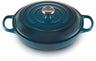 Le Creuset Casserole Signature - Campagnard - Deap Teal - ø 30 cm / 3.5 liter