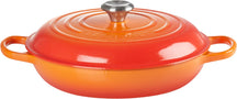 Le Creuset Casserole Signature - Campagnard - Orange red - ø 30 cm / 3.5 liters