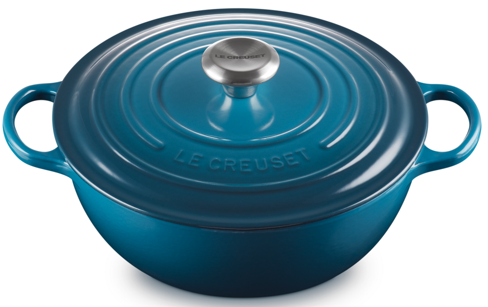 Le Creuset Casserole Signature - Marmite - Deap Teal - ø 26 cm / 4.1 liter