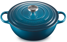 Le Creuset Casserole Signature - Marmite - Deap Teal - ø 26 cm / 4.1 liter