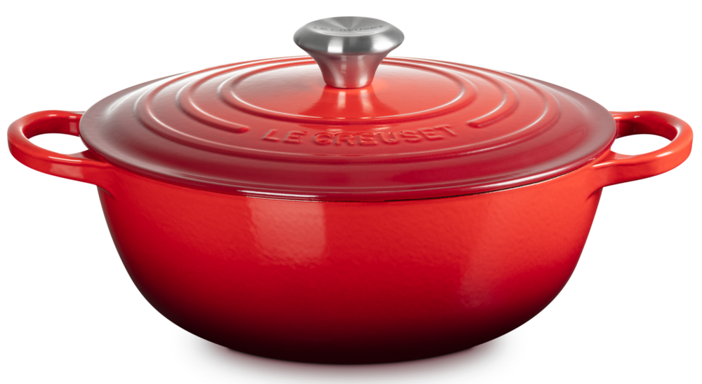 Le Creuset Casserole Signature - Marmite - cherry red - ø 26 cm / 4.1 liter