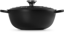 Le Creuset Casserole Signature - Marmite - Matte Black - ø 26 cm / 4.1 liter