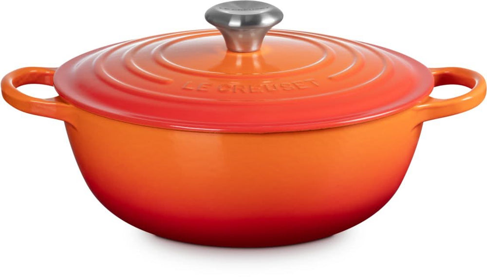 Le Creuset Casserole Signature - Marmite - Orange red - ø 32 cm / 7 liters