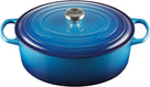 Le Creuset Casserole Signature - Oval - Azure - ø 33 cm / 7.5 liters