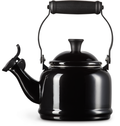 Le Creuset Whistling kettle Demi - Ebony black - 1.1 liter - induction suitable -.