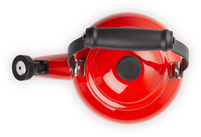 Le Creuset Whistling kettle Demi - Cherry red - 1.1 liter - induction suitable -.