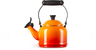 Le Creuset Whistling kettle Demi - Orange red - 1.1 liter - induction suitable -.