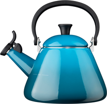 Le Creuset Whistling kettle Kone - Deap Teal - 1.6 liters - induction suitable -.