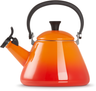 Le Creuset Whistling kettle Kone - Orange red - 1.6 liters - induction suitable -.