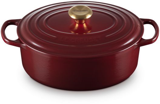 Le Creuset Casserole Signature - Oval - Garnet - ø 29 cm / 4.7 liters