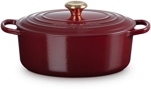 Le Creuset Casserole Signature - Oval - Garnet - ø 29 cm / 4.7 liters