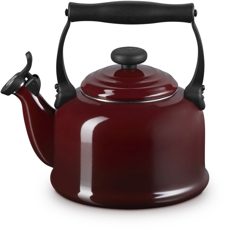 Le Creuset Whistling kettle Tradition - Garnet - 2.1 liter - induction suitable -.