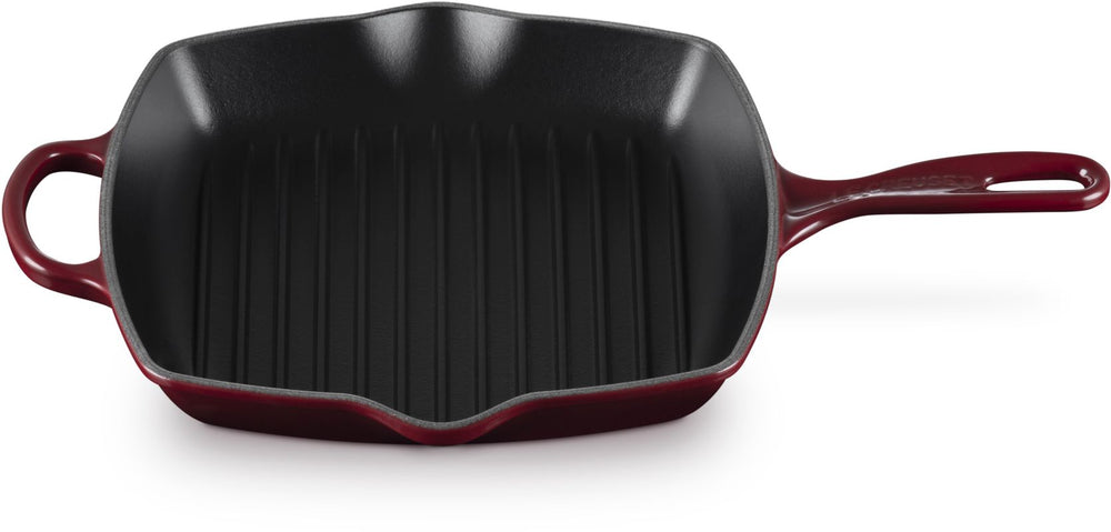 Le Creuset Grill pan Signature - Garnet - 26 x 26 cm - enameled non-stick coating