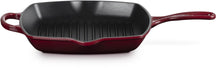 Le Creuset Grill pan Signature - Garnet - 26 x 26 cm - enameled non-stick coating