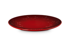 Le Creuset Small plate - Holly Christmas - cherry red - ø 19 cm