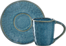 Leonardo Espresso cup and saucer Matera Blue - 90 ml