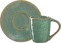 Leonardo Espresso cup and saucer Matera Green - 90 ml