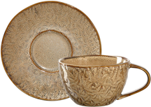 Leonardo Coffee cup and saucer Matera Beige - 290 ml