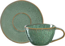 Leonardo Coffee cup and saucer Matera Green - 290 ml