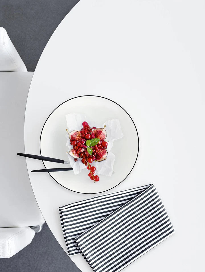 ASA Selection Breakfast Plates / Dessert Plates A Table Ligne Noire ø 21 cm - 4 pieces