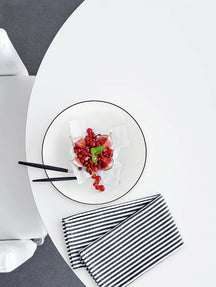 ASA Selection Breakfast Plates / Dessert Plates A Table Ligne Noire ø 21 cm - 4 pieces