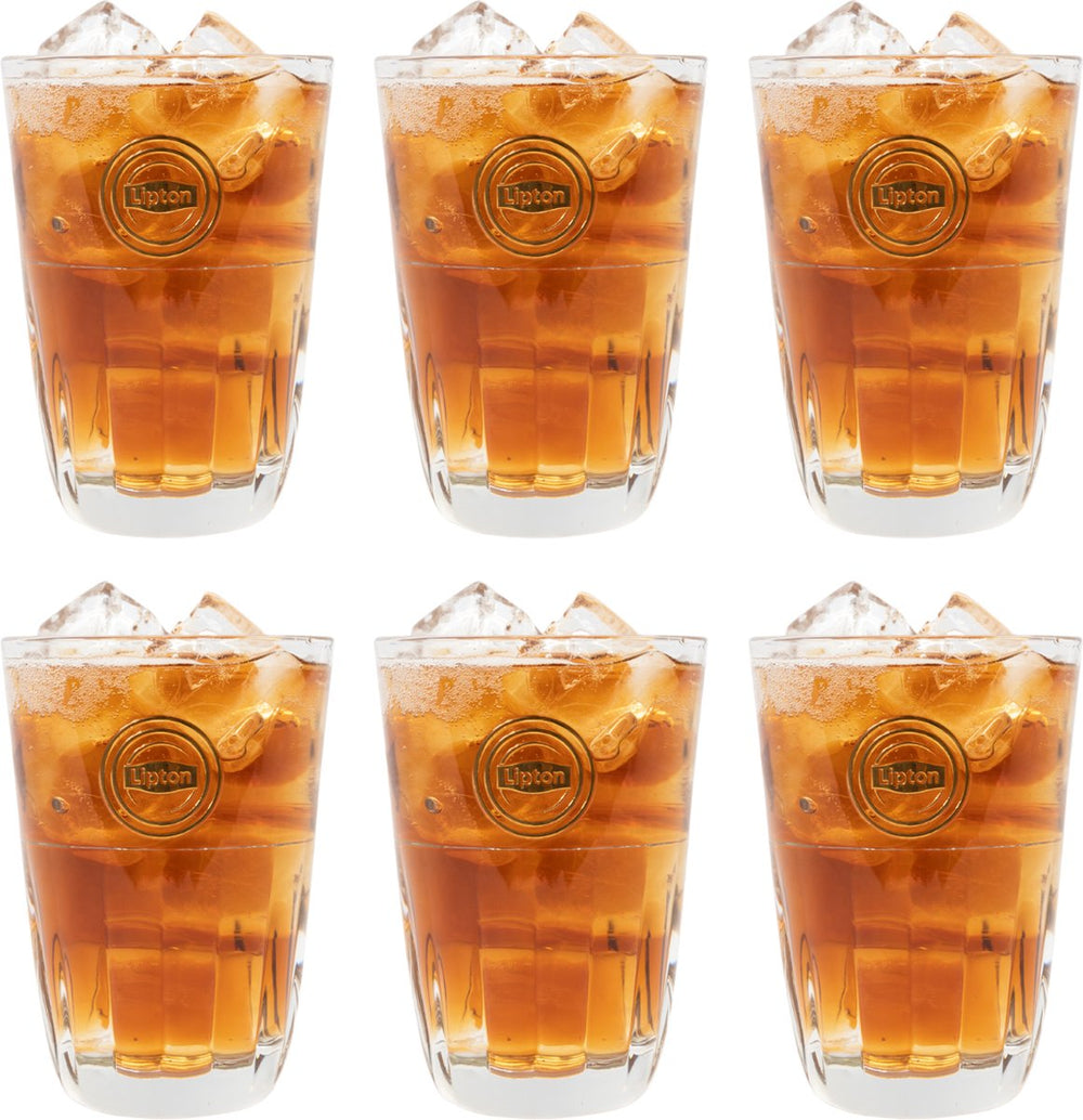 Lipton Ice Tea Glasses - Stackable - 370 ml - 6 pieces