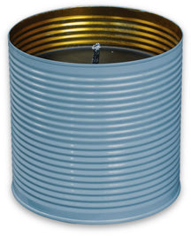 Living by Heart Outdoor Candle in Tin - ø 15 cm - Light Blue