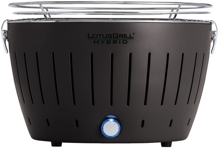 LotusGrill BBQ / Table barbecue Classic Hybrid - Gas or Charcoal - ø 35 cm - Anthracite