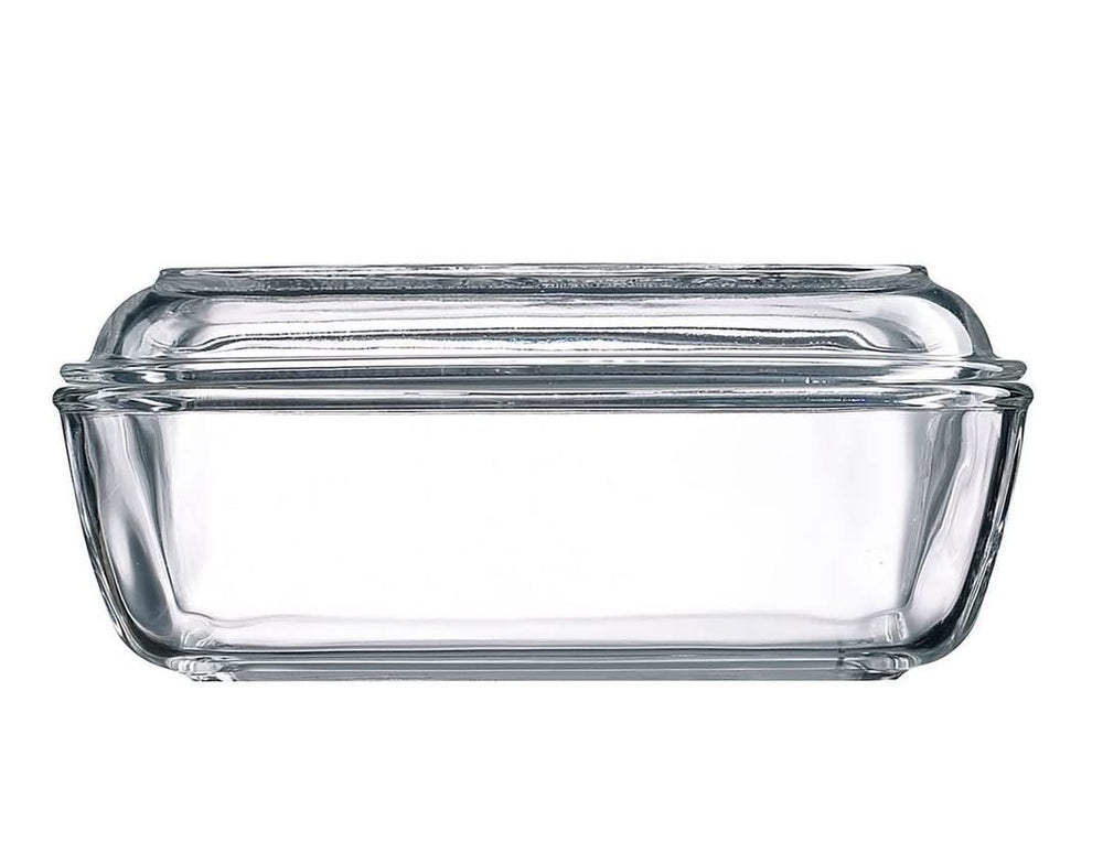 Luminarc Butter dish with Imprint - glass