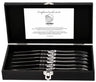 Laguiole Style de Vie Steak knives Luxury Line Black Ebony - 6 pieces