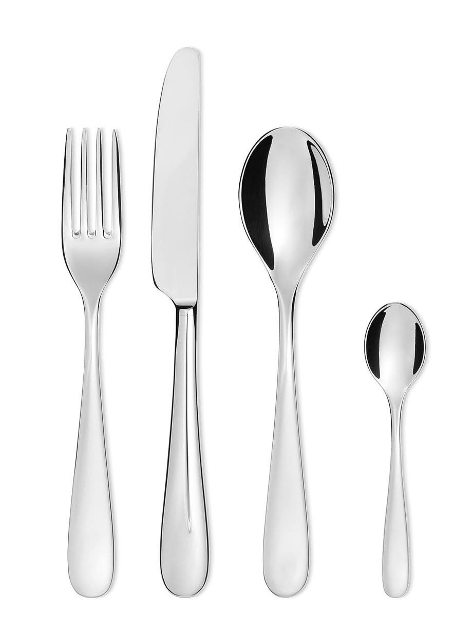 Alessi Cutlery set Nuovo Milano - 5180S24 - 24-piece / 6 people - by Ettore Sottsass