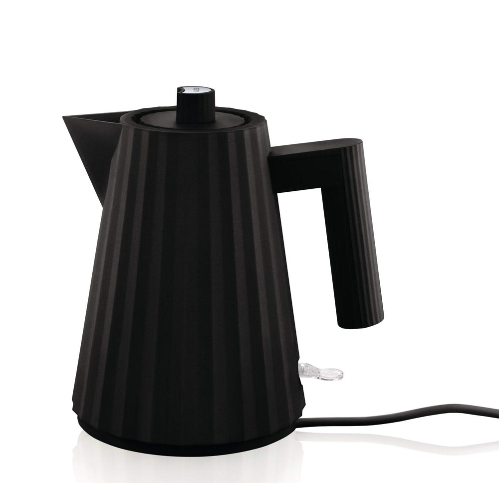 Alessi Kettle Plissé - dry-boil protection - Black - Michele de Lucchi - 1 liter - MDL06/1 B