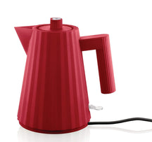 Alessi Kettle Plissé - dry-boil protection - Red - Michele de Lucchi - 1 liter - MDL06/1 R