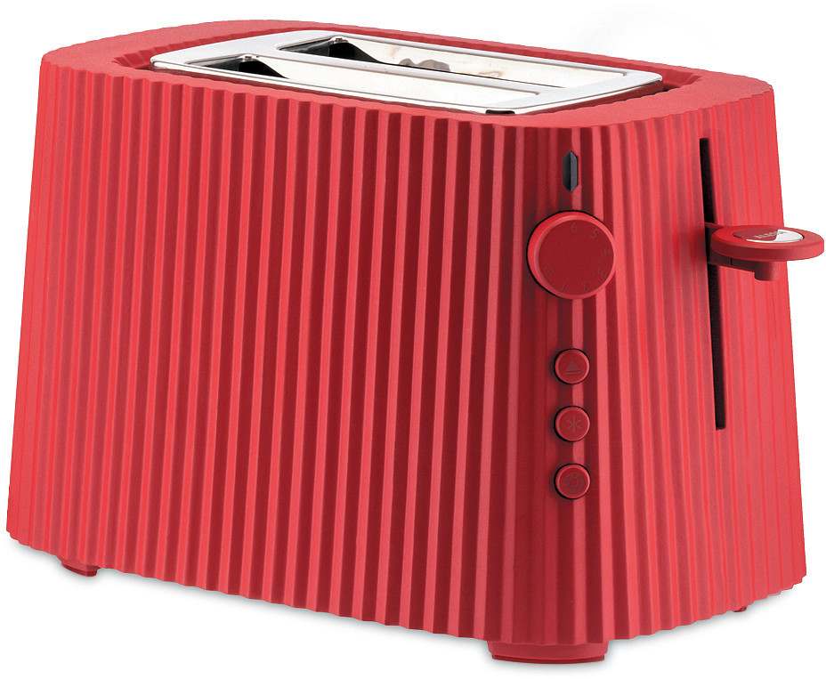 Alessi Toaster Plissé - 6 positions - Red - Michele de Lucchi - MDL08 R