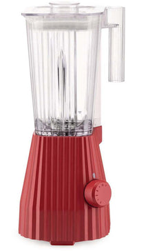 Alessi Blender Plissé - 5 speeds + turbo mode - Red - Michele de Lucchi - 1.5 liters - MDL09 R