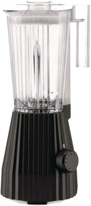 Alessi Blender Plissé - 5 speeds + turbo mode - Black - Michele de Lucchi - 1.5 liters - MDL09 B