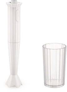 Alessi Stick blender Plissé - 2 positions - White - Michele de Lucchi - MDL10 W