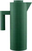 Alessi Thermos jug Plissé - Green - 1 liter - by Michele De Lucchi - MDL12 GR