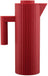 Alessi Thermos jug Plissé - Red - 1 Liter - by Michele De Lucchi - MDL12 R