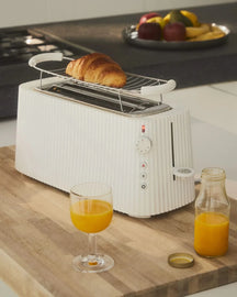 Alessi Toaster Plisse - White - 1700 W - by Michele De Lucchi - MDL15 W