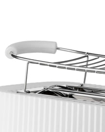 Alessi Toaster Plisse - White - 1700 W - by Michele De Lucchi - MDL15 W