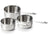 Beka Saucepan Set Maestro 5-Ply Stainless Steel 3-piece - ø 16, 18 & 20 cm - suitable for all heat sources